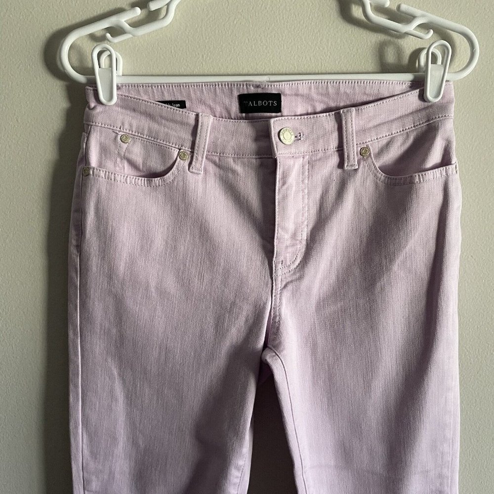 Talbots Pastel Lilac Ankle Jeans - Picture 4 of 9